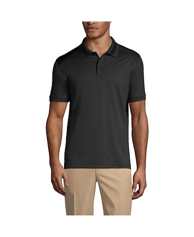 Lands' End Men's Short Sleeve Rapid Dry Polo Shirt