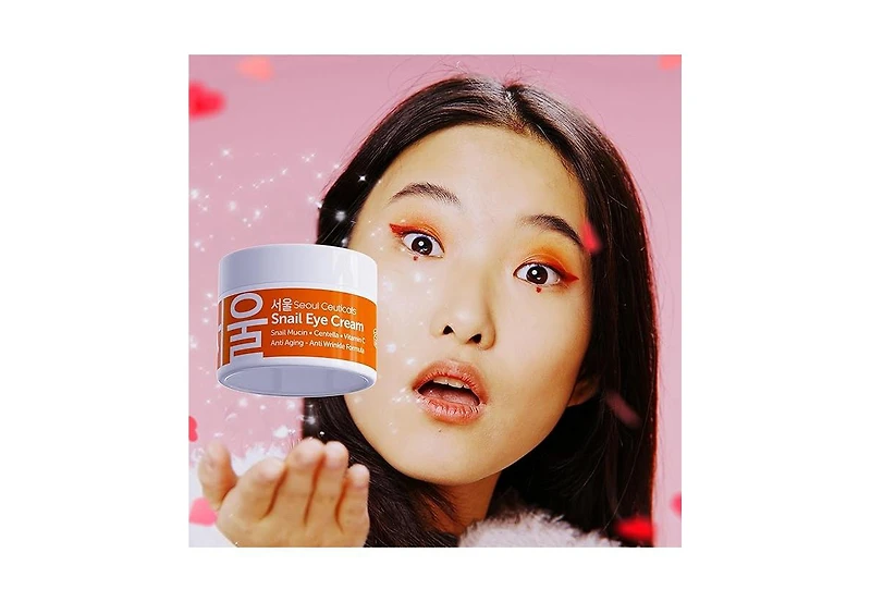 Seoul Ceuticals Korean Skin Care Snail Mucin Eye Cream K Beauty Skincare