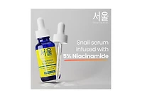 Seoul Ceuticals Korean Skin Care Advanced Snail Mucin Serum Niacinamide Serum K Beauty Skincare