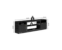 Boyel Living Elegant Multifunctional Tv Stand with Ample Storage and Stylish Design