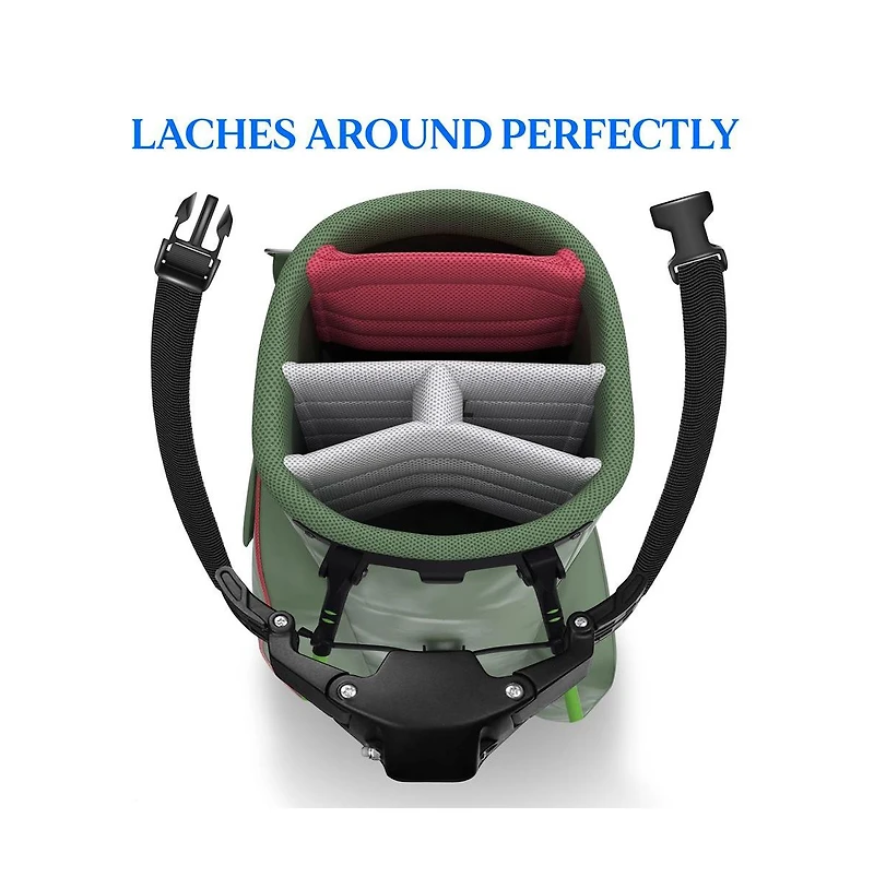 SereneLife Foldable 2-Wheel Golf Push Cart, Steel Pull Cart