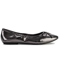 Karl Lagerfeld Paris Women's Velma Almond Toe Ballet Flats