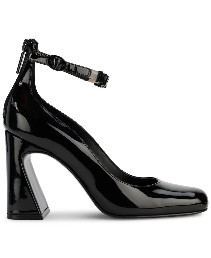 Karl Lagerfeld Paris Women's Pavla Ankle Strap Pumps
