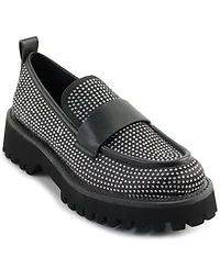 Karl Lagerfeld Paris Women's Grady Almond Toe Loafers