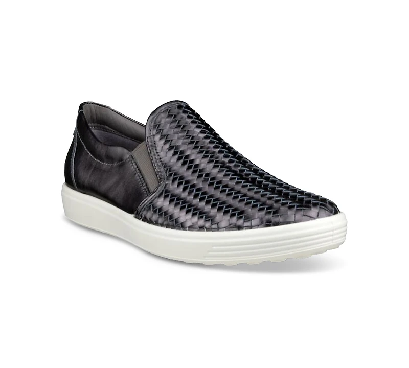 Ecco Women's Soft 7 Woven Slip-On Sneakers