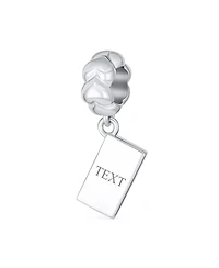 Bling Jewelry Initial Alphabet Bead Charm A-z Heart Mama Dangling for European Bracelet