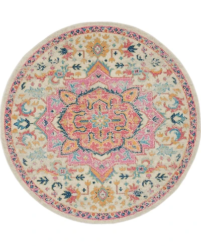 Nourison Home Passion PSN25 5'x5' Round Area Rug