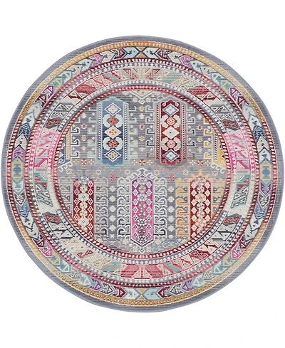 Nourison Home Vintage Kashan VKA06 4'x4' Round Area Rug