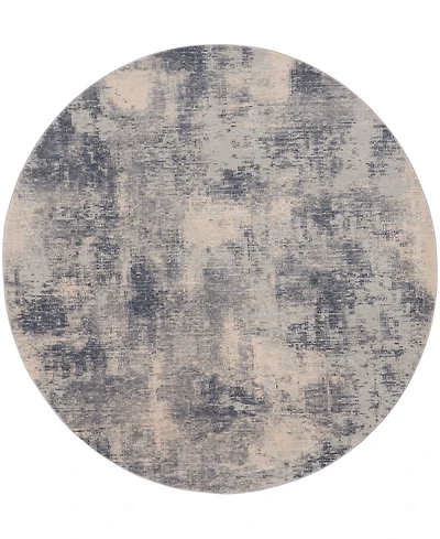 Nourison Home Rustic Textures RUS02 5'3"x5'3" Round Area Rug