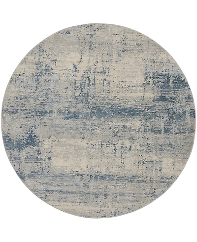 Nourison Home Rustic Textures RUS10 7'10"x7'10" Round Area Rug