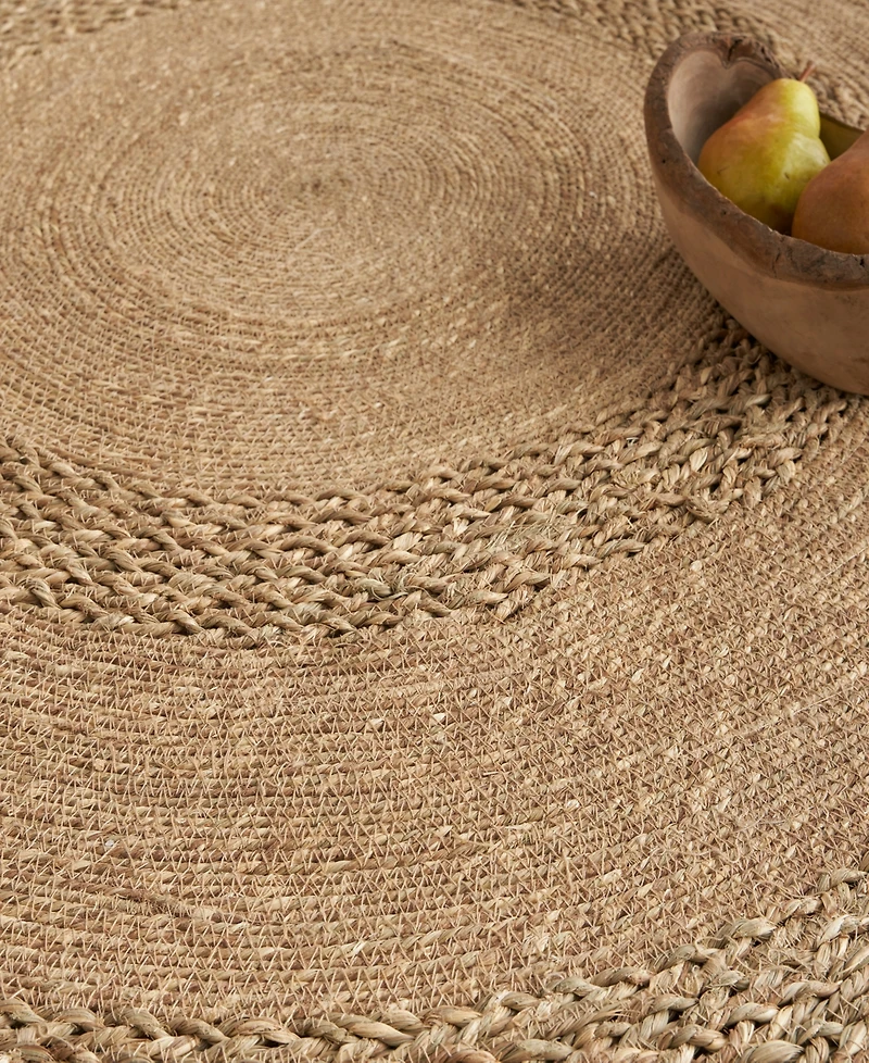 Nourison Home Natural Seagrass NSG01 8'x8' Round Area Rug