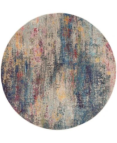Nourison Home Celestial CES16 7'10"x7'10" Round Area Rug
