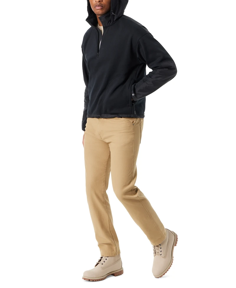 Bass Outdoor Men's Regular-Fit Convertible Hood 1/4-Zip Sweatshirt