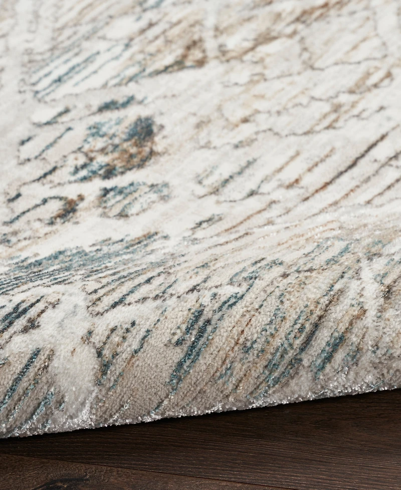Nourison Home Glitz GLZ11 2'3"x7'6" Runner Area Rug