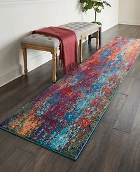 Nourison Home Celestial CES08 2'2"x10' Runner Area Rug