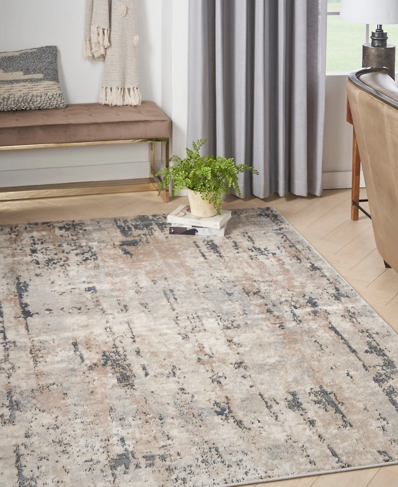 Nourison Home Quarry QUA01 3'9"x5'9" Area Rug