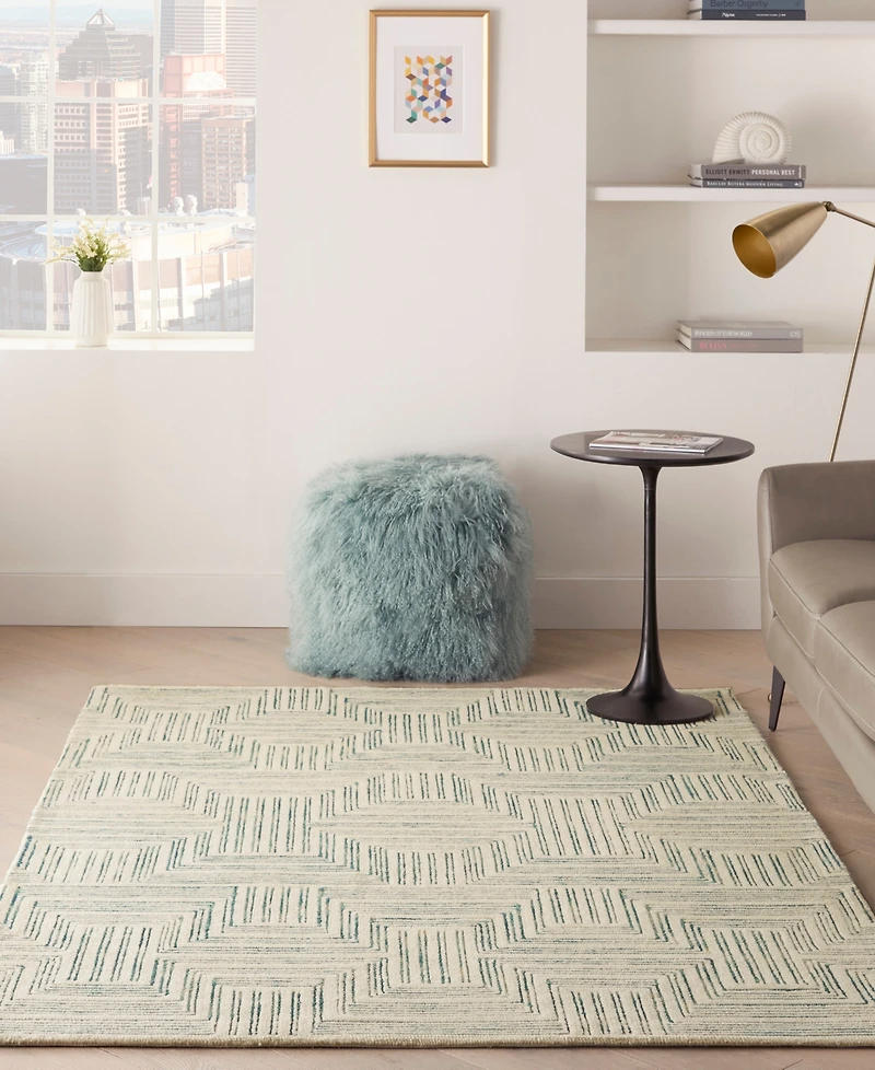 Nourison Home Interlock ITL06 3'9"x5'9" Area Rug