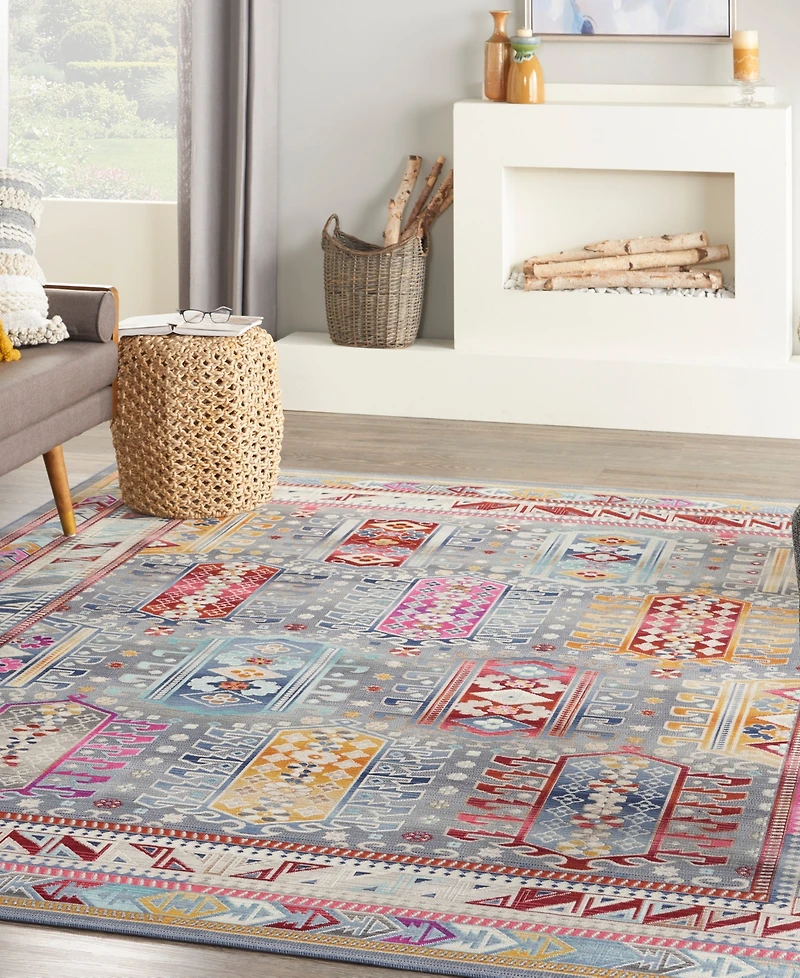 Nourison Home Vintage Kashan VKA06 7'10"x9'10" Area Rug