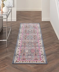 Nourison Home Vintage Kashan VKA05 2'4"x8' Runner Area Rug