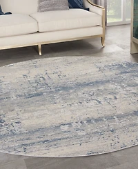 Nourison Home Rustic Textures RUS10 7'10"x7'10" Round Area Rug