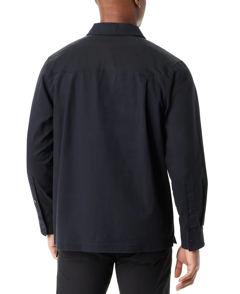 Bass Outdoor Men's Relaxed Fit Camo Worker Shirt Jacket