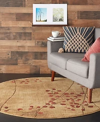 Nourison Home Somerset ST74 7'9"x7'9" Round Area Rug
