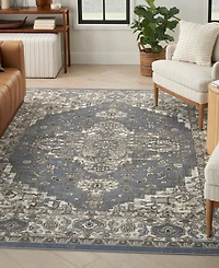 Nourison Home Quarry QUA05 5'3"x7'3" Area Rug