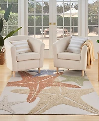 Nourison Home Aloha ALH28 5'3"x7'5" Area Rug