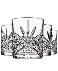 Godinger Dublin Double Old-Fashioned Glasses - 8oz. , Set of 4