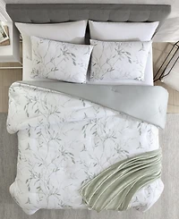 Closeout! Kenneth Cole New York Ink Wash Vine 3-Pc. Comforter Set, Twin