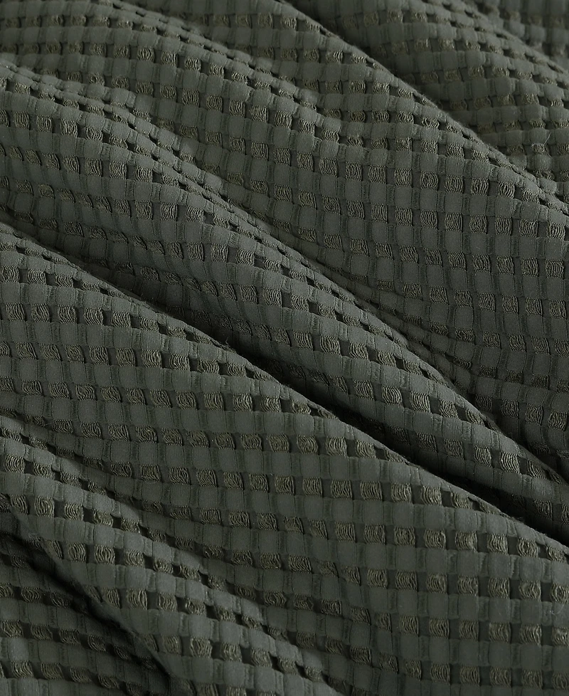 Kenneth Cole New York Solid Waffle 3-Pc. Comforter Set