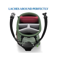 SereneLife Foldable 3-Wheel Golf Push Cart with Deluxe Scorecard Holder