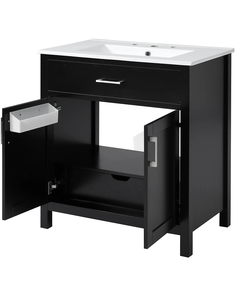 Streamdale Compact 30" Bathroom Vanity with Ample Storage