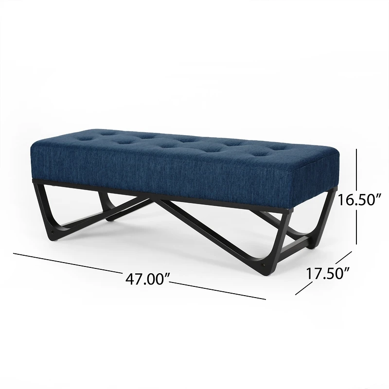 Navy blue Ottoman