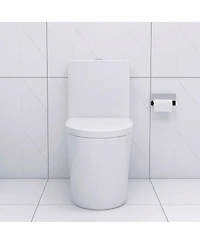 Streamdale Furniture Elongated One Piece Toilet White