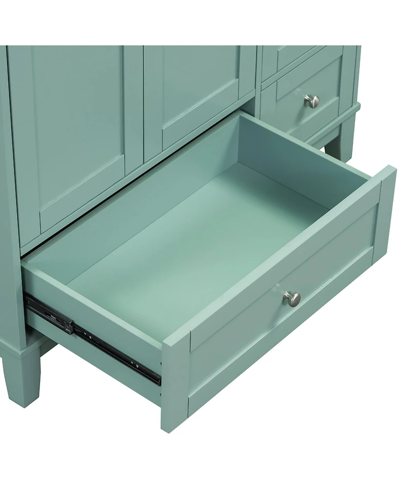 Streamdale (Cabinet Only) 36" Bathroom Vanity-Green (Sink not included)