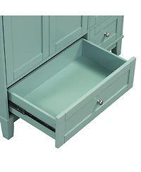 Streamdale (Cabinet Only) 36" Bathroom Vanity-Green (Sink not included)