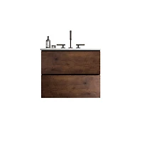 Streamdale 24" Wall Mount Bathroom Vanity with Ceramic Sink