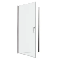 Streamdale 1.375" Adj. Universal Pivot Shower Door, Open Outside w/ 1/4" Glass