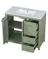 Streamdale 36" Vanity with Soft Close Doors and Drawers