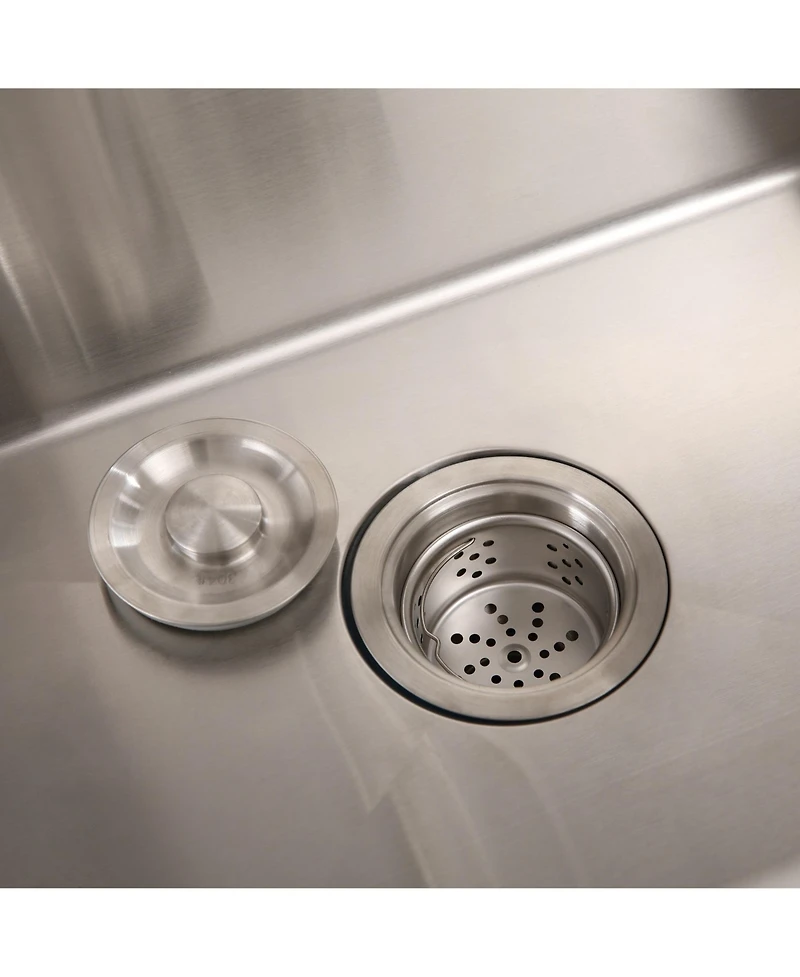 Streamdale 24" Stainless Steel Sink with Faucet & Drain