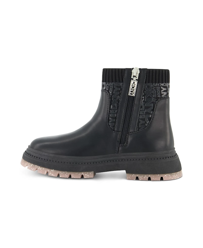 Dkny Little and Big Girls Crissa Stretch Lug Boot