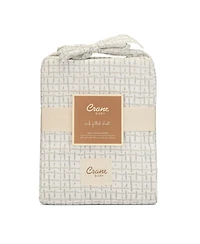 Crane Baby Infants Cove Hashtag Fitted Crib Sheet