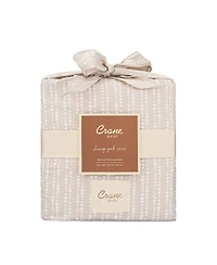 Crane Baby Infants Cove Quilted Neutral Dot Change Pad Cover