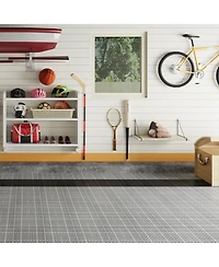12 x 12 Inch Gray Interlocking Deck Tiles Plastic Waterproof Outdoor All Weather Anti-slip Bathroom Shower Balcony Porch Strong Weight Capacity Upto 6