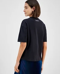 Boss Orange Women's Cotton Embellished-Graphic T-Shirt