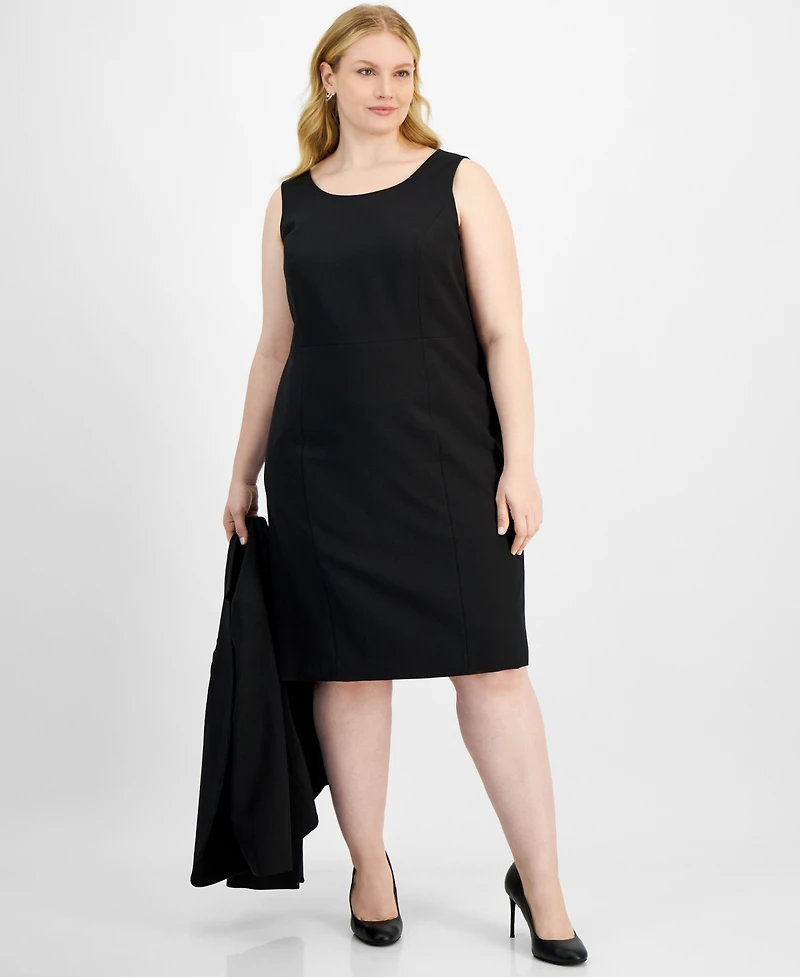 Le Suit Plus Cutout Kissing Jacket & Sheath Dress