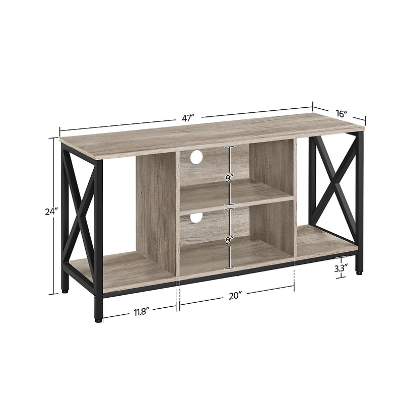Yaheetech Tv Stand Wide Tv Console Table with Storage