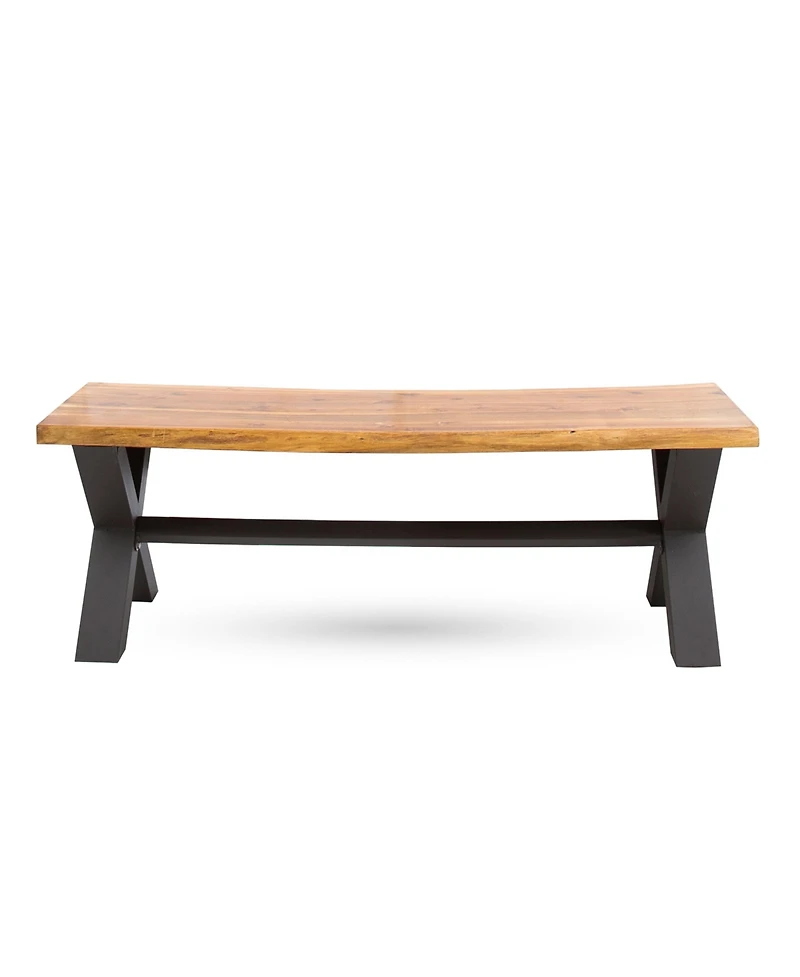 Streamdale Acacia Wood X-Cross Picnic Bench