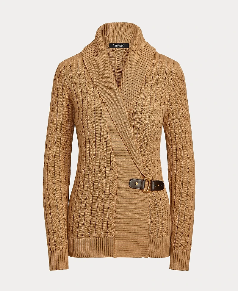 Lauren Ralph Women's Buckled Cotton Sweater